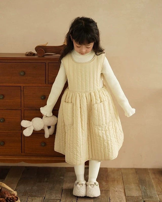 キルティングN/Sワンピース