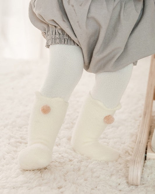 ポンポンBABYソックス