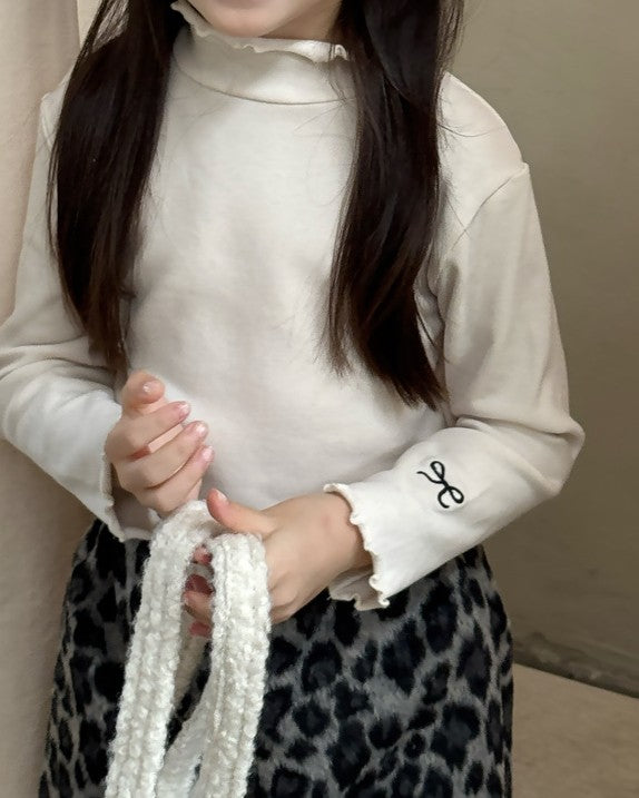 リボンステッチスムースメロウトップス