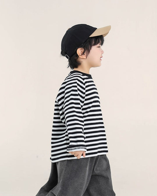 HELLOラグランボーダーTee.