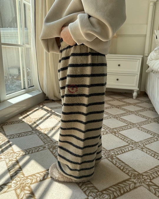 フランネルボーダーパンツ