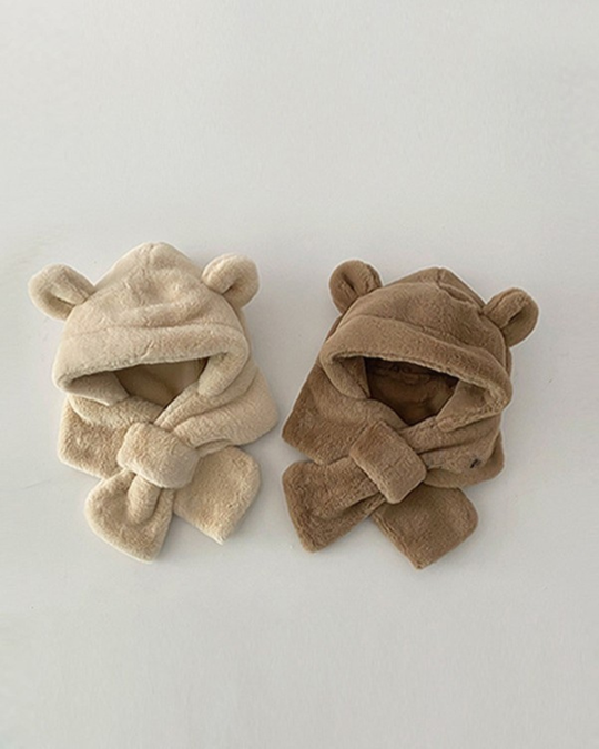 くまさんファーフーディー