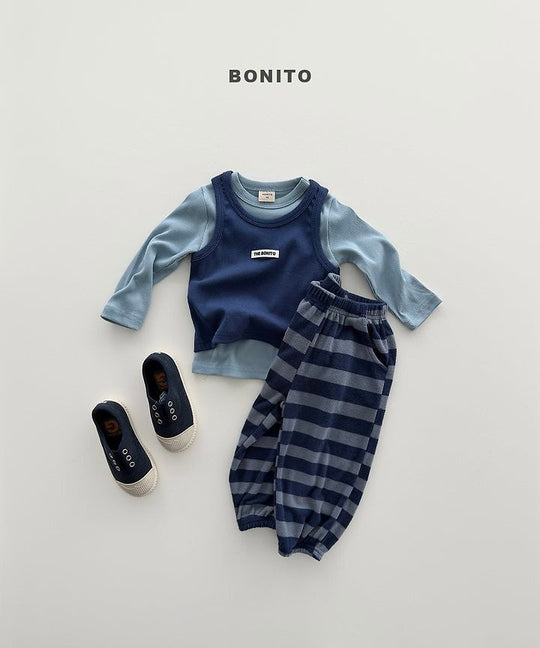 [BONITO]ボーダーニットジョガーパンツ