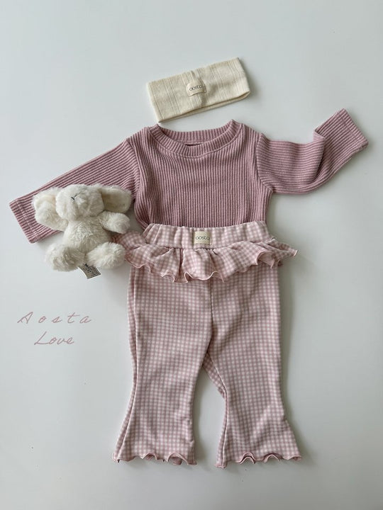 [AOSTA]Kiki Frill Pants