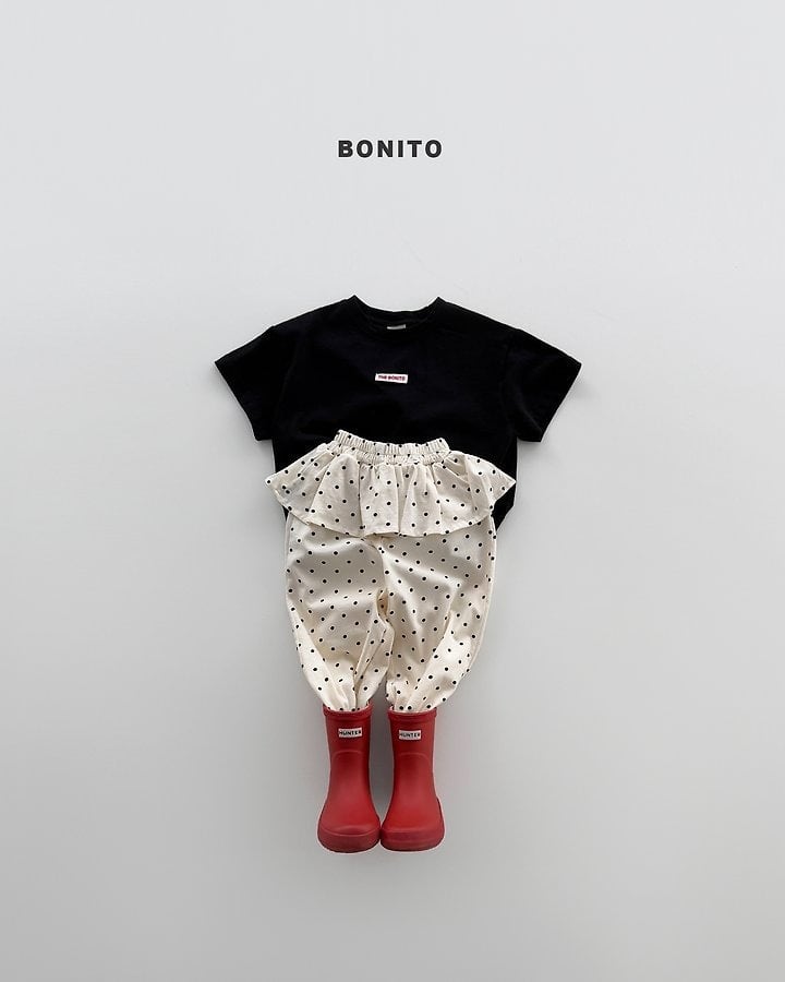 [BONITO]frill jogger pants