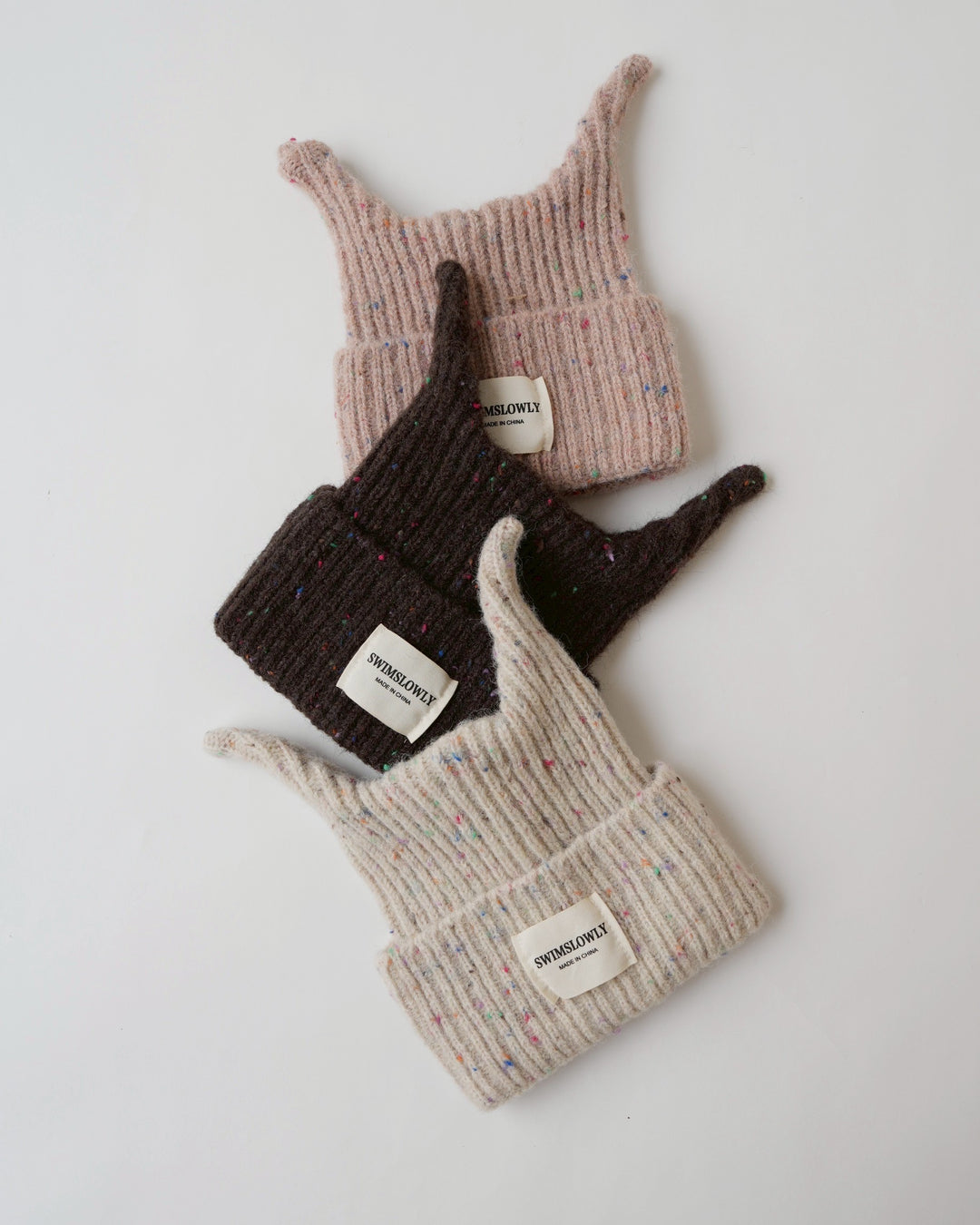 カラーネップミミビーニー