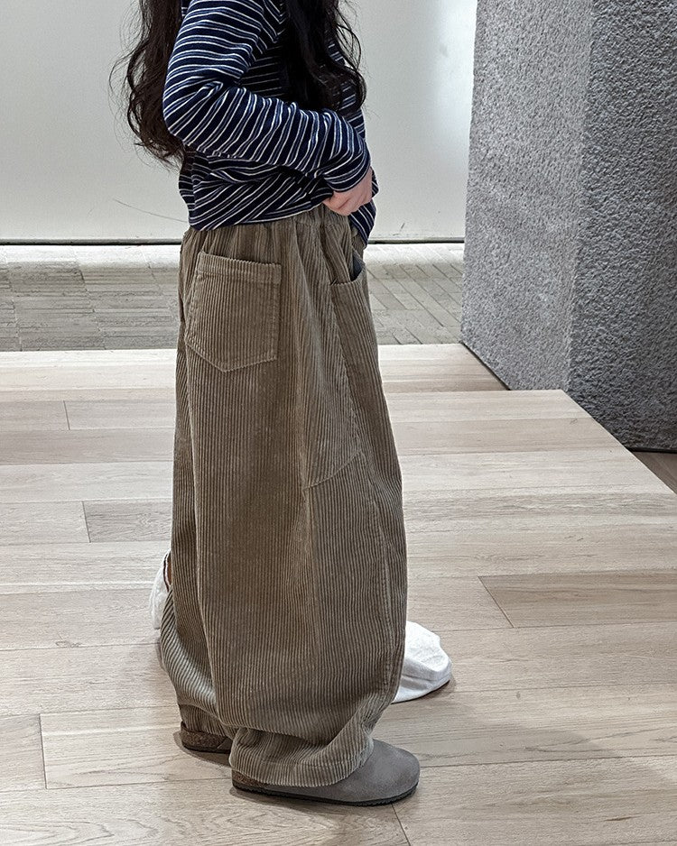 コーデュロイタックパンツ