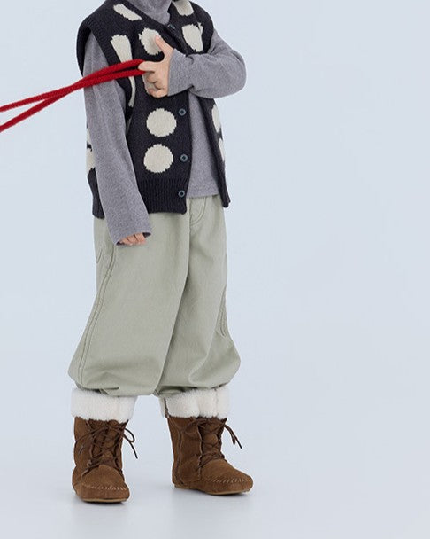 カーブ裏起毛パンツ