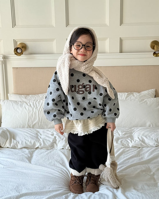 ドットロゴ裏起毛スウェット