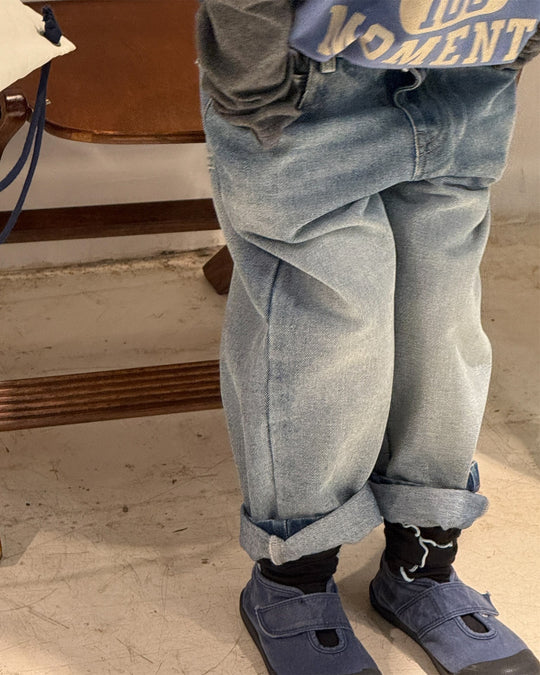 テーパードウォッシュデニム