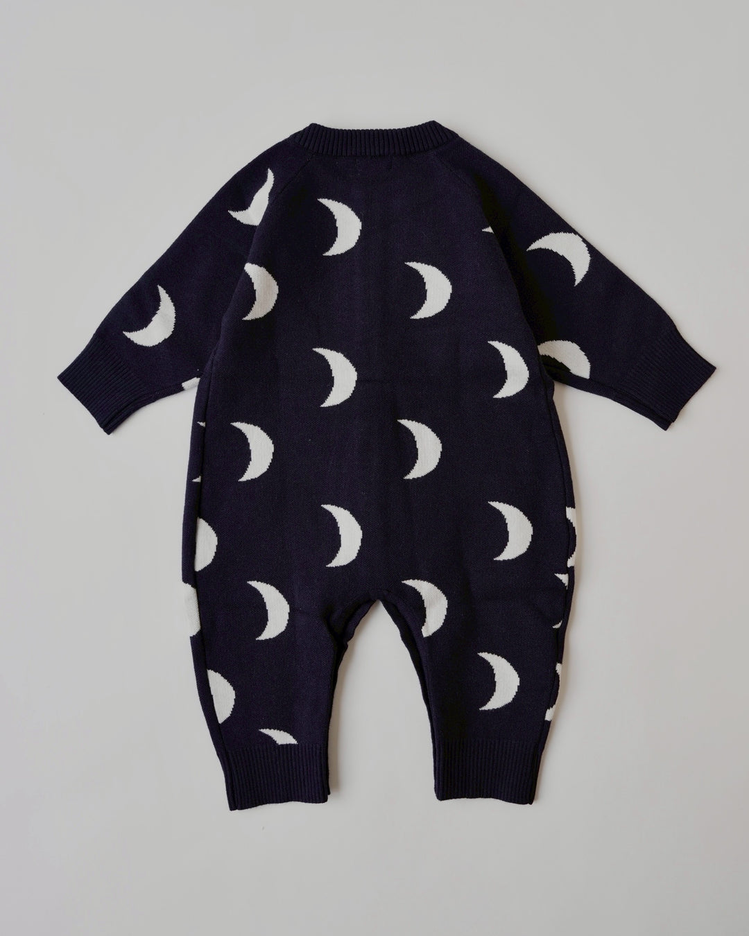 ジャガードニットロンパース