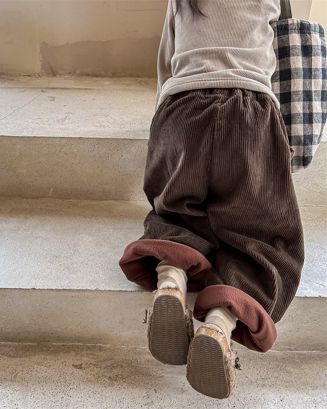 ウエストポケットコーデュロイパンツ