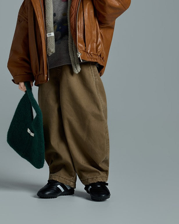 カーブ裏起毛パンツ