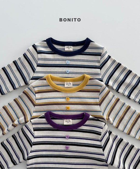 [BONITO]ハートボタンT
