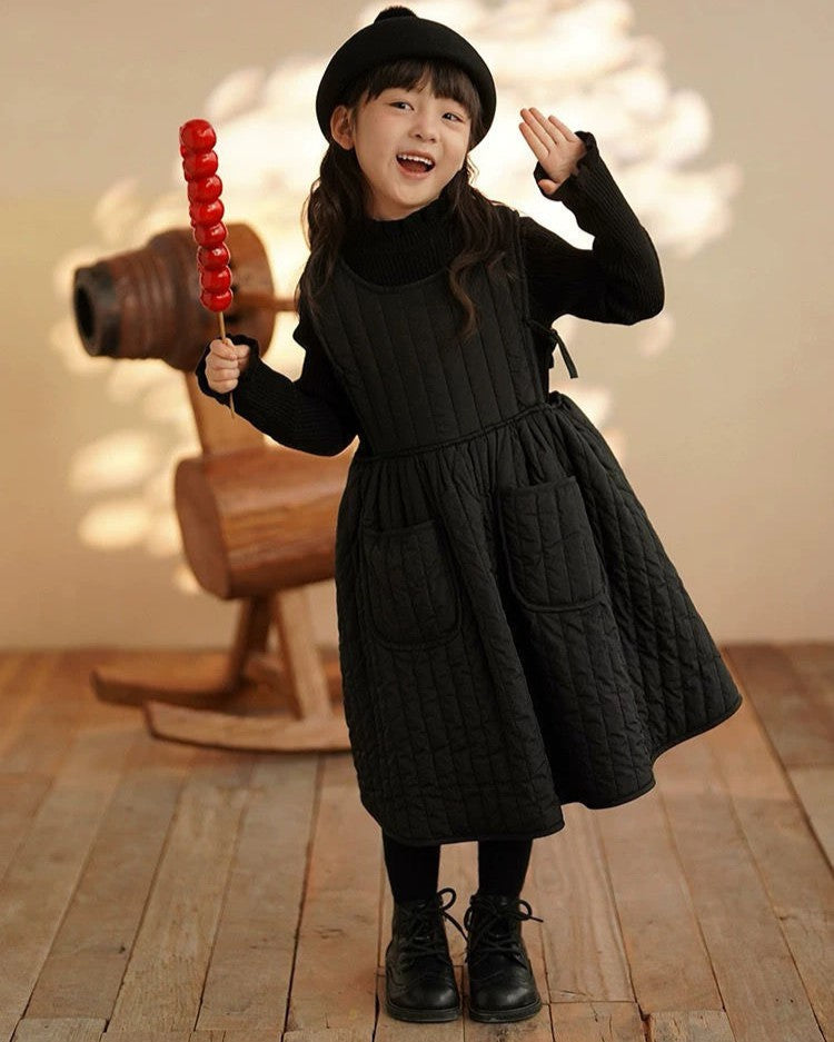 キルティングN/Sワンピース