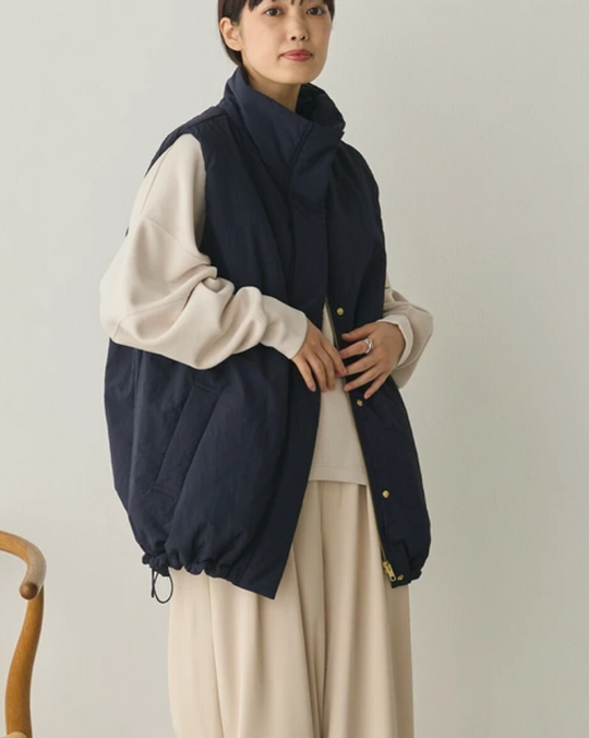 撥水加工ステッチレスベスト