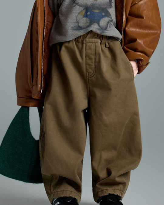 カーブ裏起毛パンツ