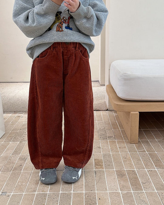 コーデュロイタックパンツ