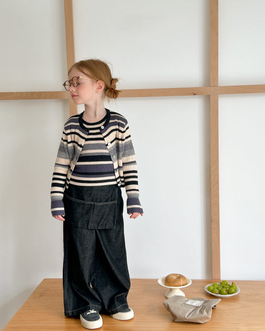 マルチボーダーニットアンサンブル