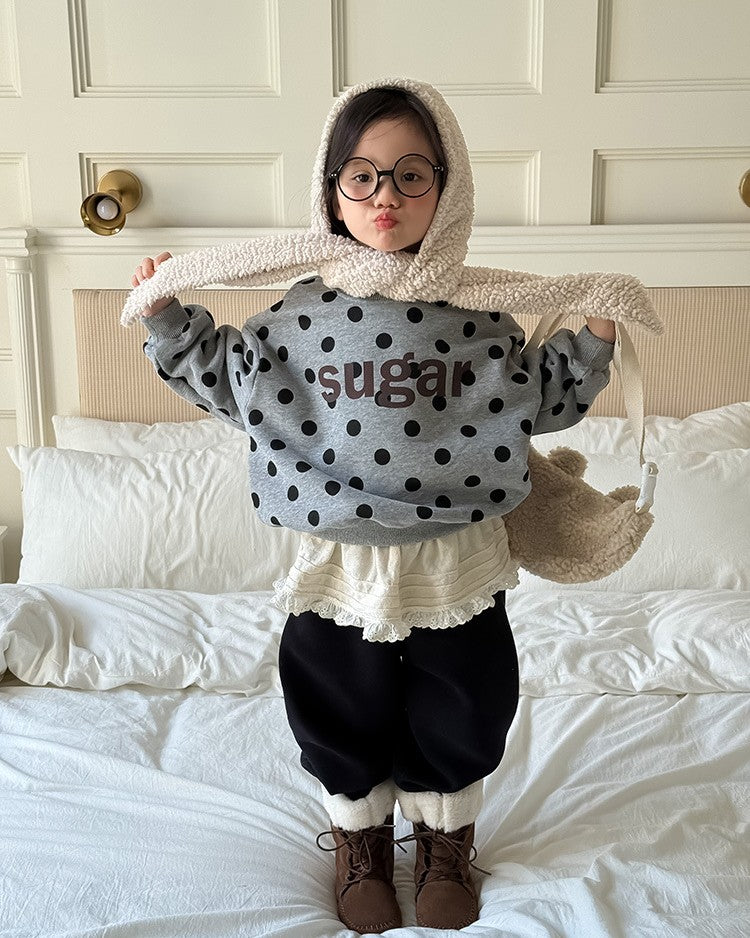 ドットロゴ裏起毛スウェット