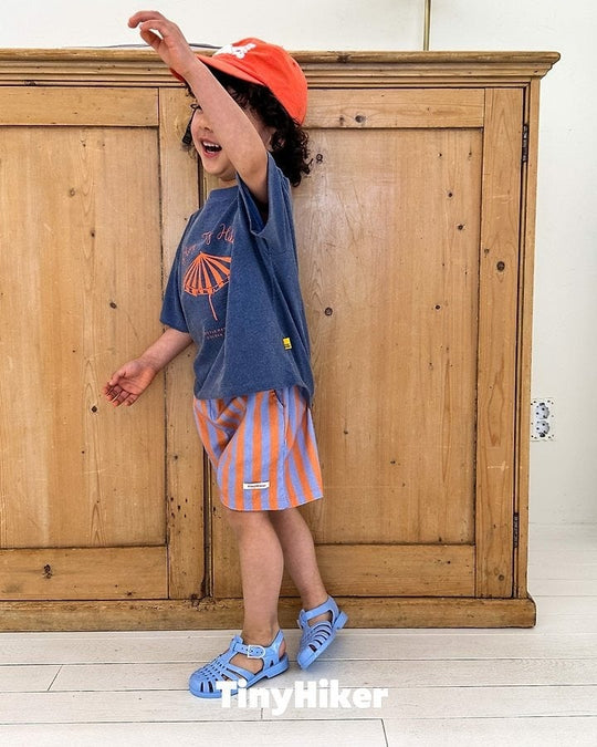 [TinyHiker]capri stripe short pants