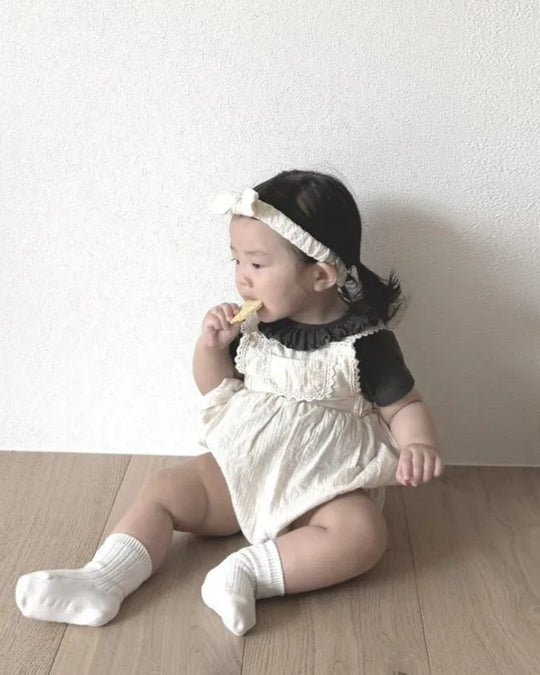 [nunubiel]ribbed frill t-shirts