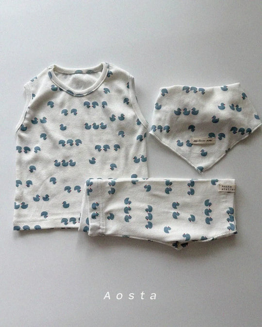 [aosta]lip sleeveless T