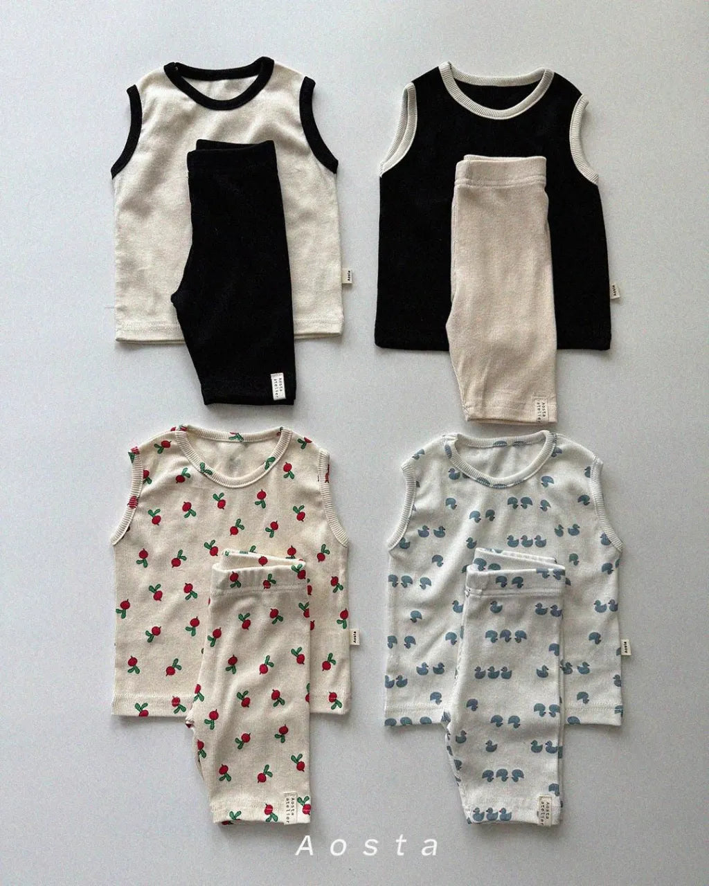 [aosta]lip sleeveless T