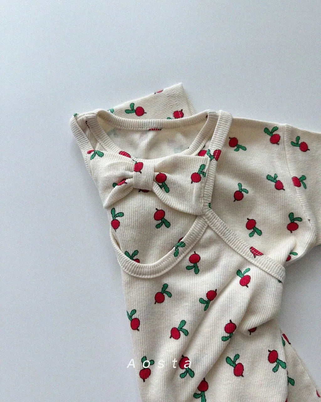 [aosta]lip ribbon dress