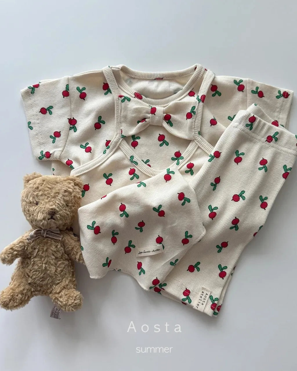 [aosta]lip ribbon dress