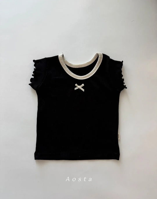 [aosta]lip ribbon T
