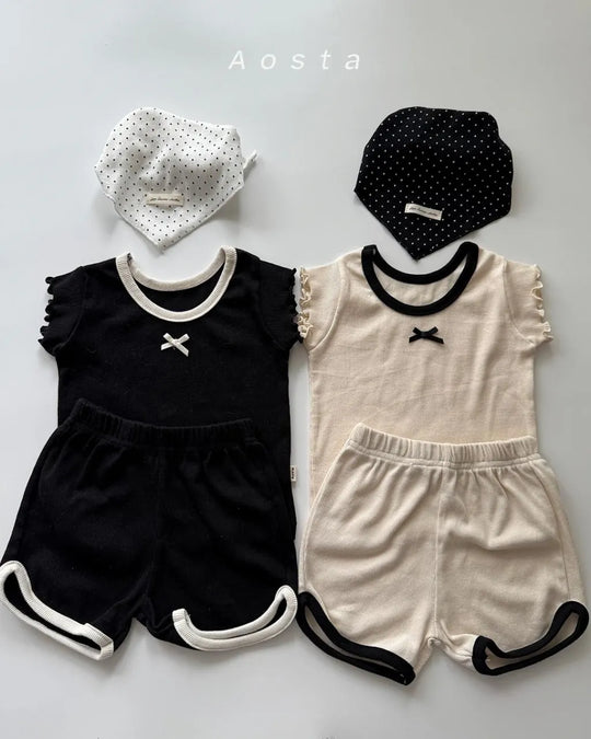 [aosta]lip ribbon T