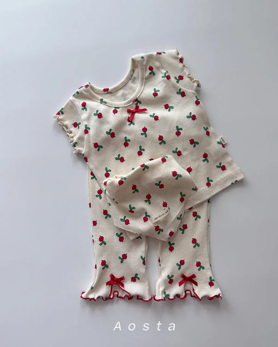 [aosta]lip ribbon T