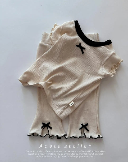 [aosta]lip ribbon T