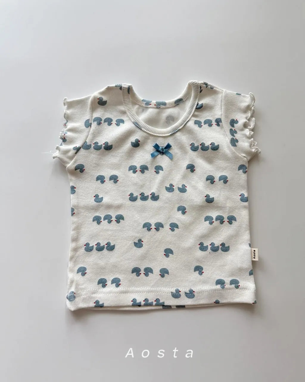 [aosta]lip ribbon T
