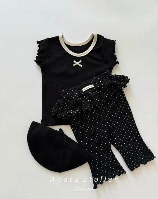 [aosta]lip ribbon T