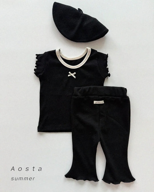 [aosta]lip ribbon T