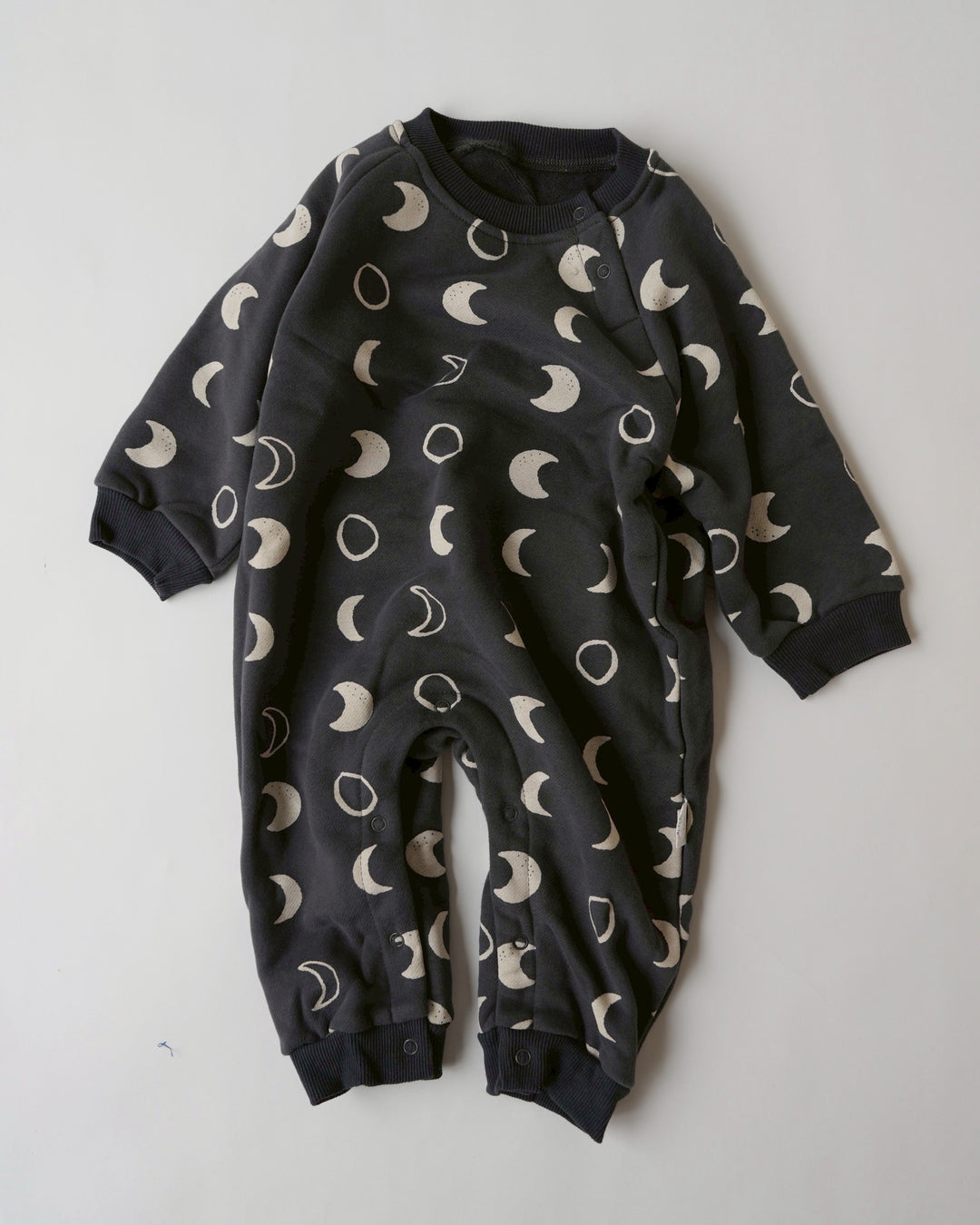 裏フランネルプリントロンパース