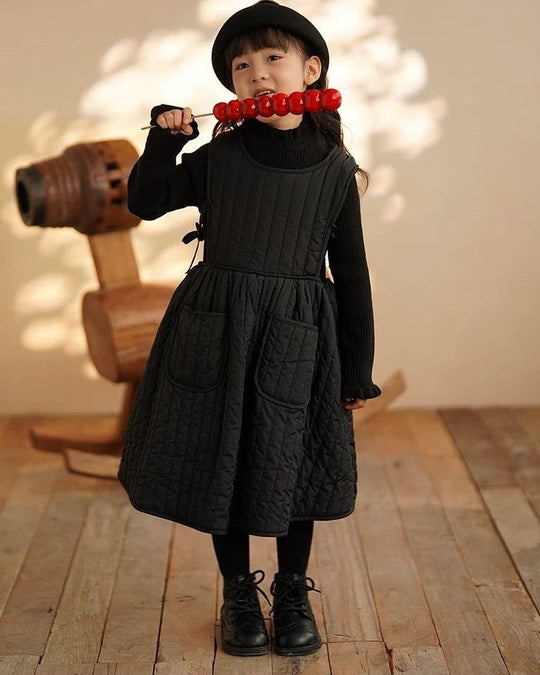 キルティングN/Sワンピース