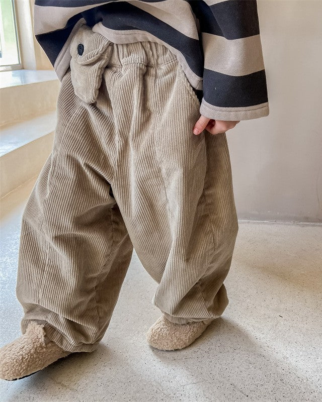 ウエストポケットコーデュロイパンツ
