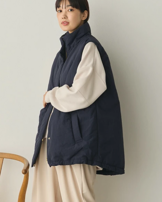 撥水加工ステッチレスベスト