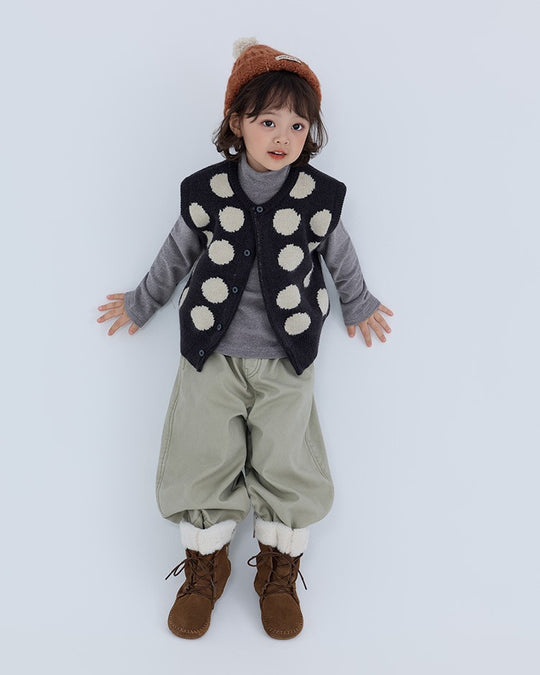 カーブ裏起毛パンツ