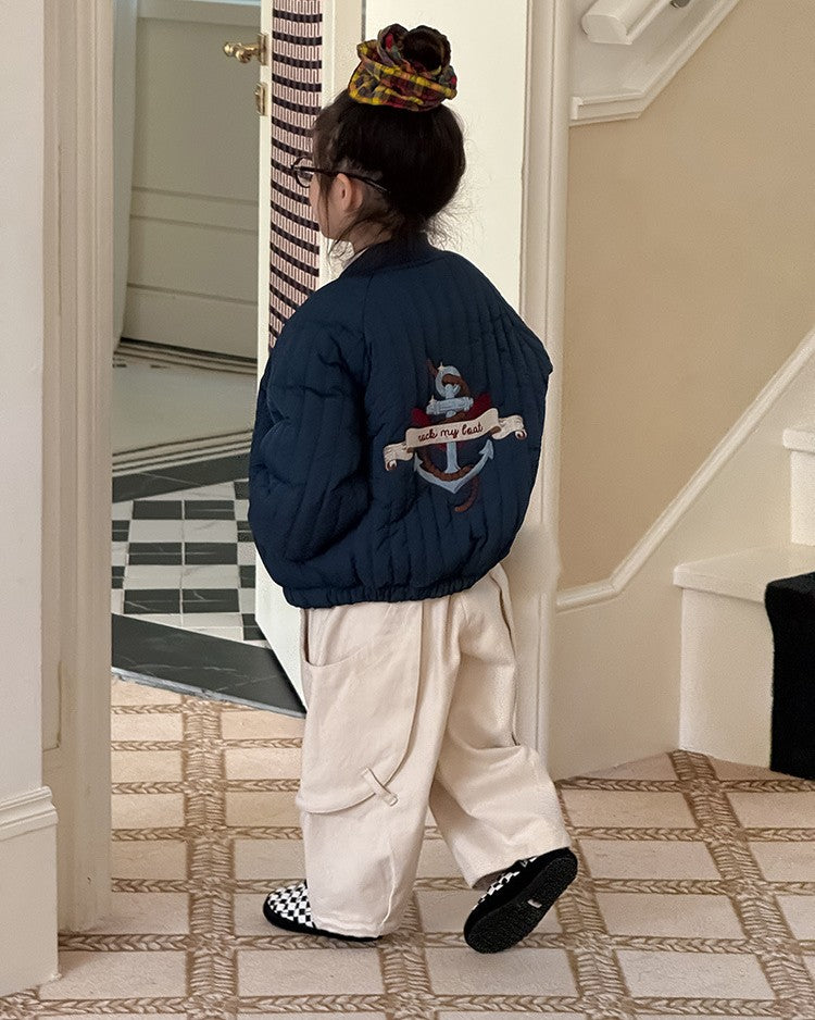 スクープポケット裏起毛ワークパンツ