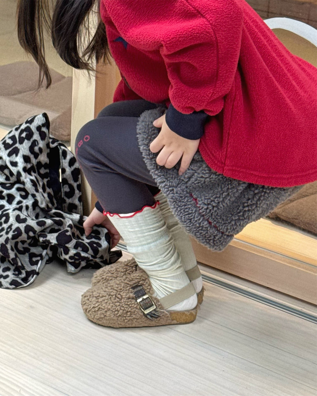 ウェービーボアショートパンツ