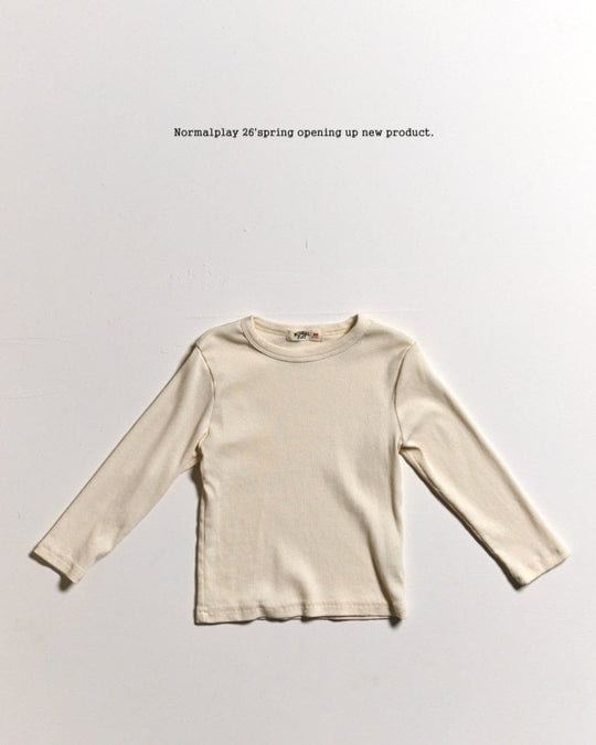 [NORMALPLAY]tencel rib T