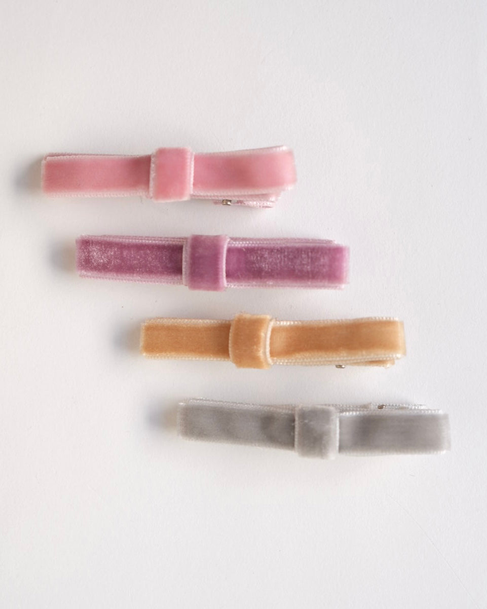 ベロアリボンクリップセット