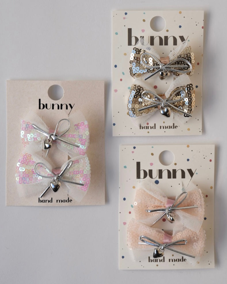 キラキラリボンクリップ