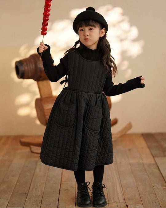 キルティングN/Sワンピース