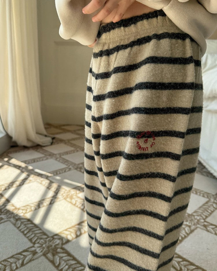 フランネルボーダーパンツ