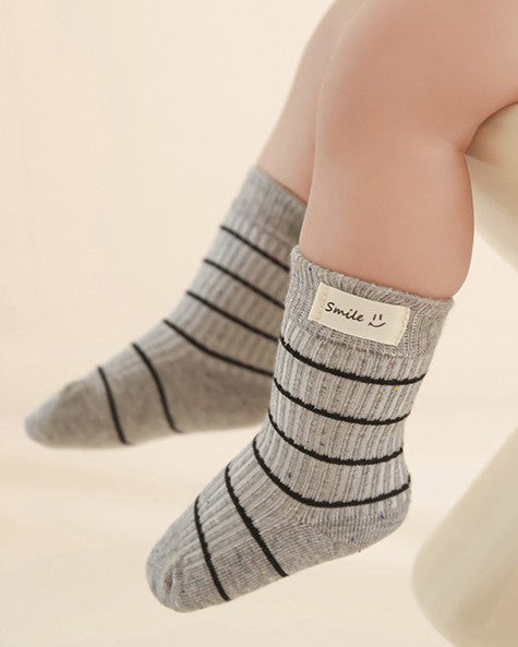 BABYネップボーダーソックス